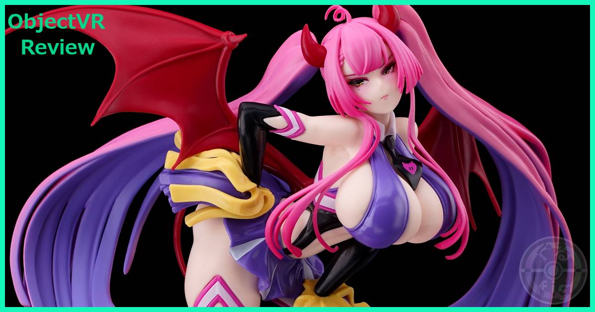 コナミの麻雀ファイトガール フィギュアコレクション ミツモト・ダイア サキュバスチアコスのObjectVRレビューです