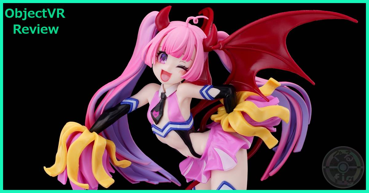 コナミの麻雀ファイトガール フィギュアコレクション ミツモト・ココア サキュバスチアコスのObjectVRレビューです